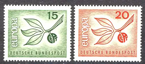 Union européenne 1965 République fédérale d'Allemagne 483-484, phrase ** / MNH
