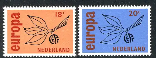 Europaunion 1965 Niederlande 848-849, Satz ** / MNH