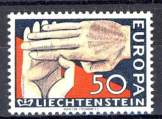 Europaunion 1962 Liechtenstein 418, Marke ** / MNH