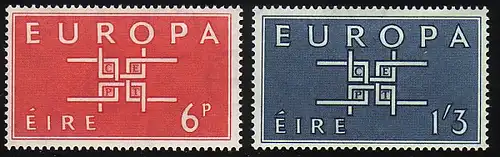 Europaunion 1963 Irland 159-160, Satz ** / MNH