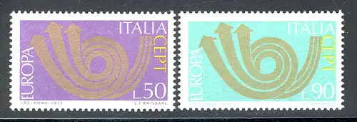 Union européenne 1973 Italie 1409-1410, taux ** / NHM