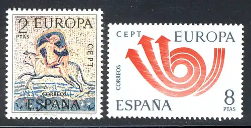 Europaunion 1973 Spanien 2020-2021, Satz ** / MNH