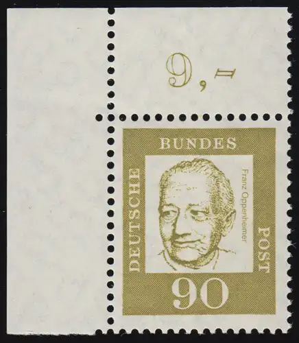 360 bed. allemand 90 pf coin ol ** post-fraîchissement