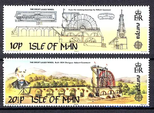 Europaunion 1983 GB-Insel Man 240-241, Satz ** / MNH