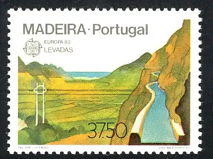 Europaunion 1983 Portugal-Madeira 84, Marke ** / MNH