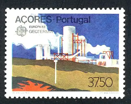 Union européenne 1983 Portugal-Açores 356, marque ** / MNH