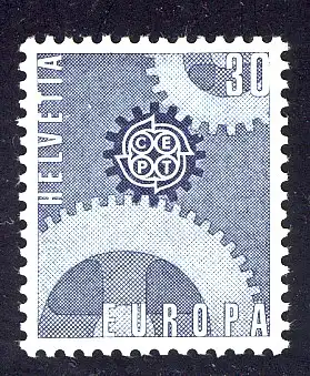 Union européenne 1967 Suisse 850, marque ** / MNH