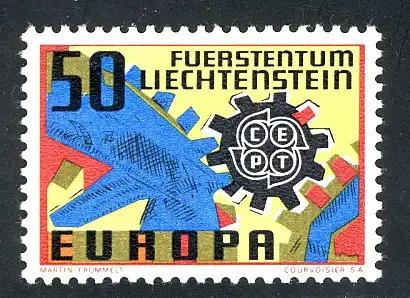 Europaunion 1967 Liechtenstein 474, Marke ** / MNH