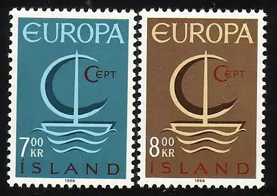 Union européenne 1966 Islande 404-4505, taux ** / NHM