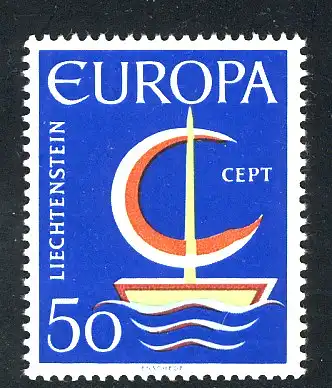 Union européenne 1966 Liechtenstein 469, marque ** / MNH