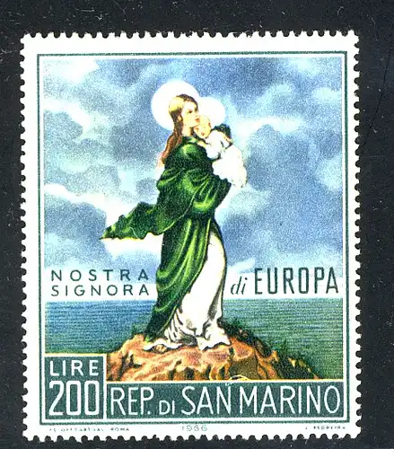 Europaunion 1966 San Marino 879, Marke ** / MNH