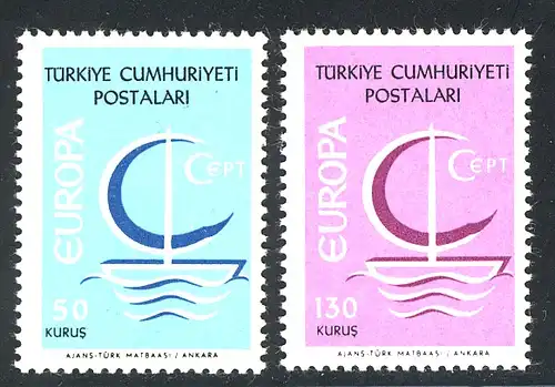 Union européenne 1966 Turquie 2018-2019, phrase ** / MNH