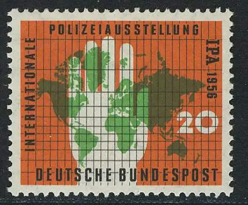 240 Polizeiausstellung, postfrisch **
