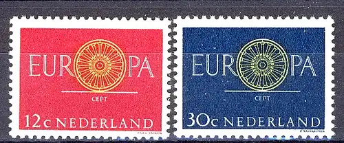 Europaunion 1960 Niederlande 753-754, Satz ** / MNH