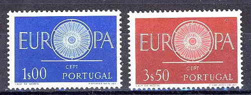 Union européenne 1960 Portugal 898-899, taux ** / NH