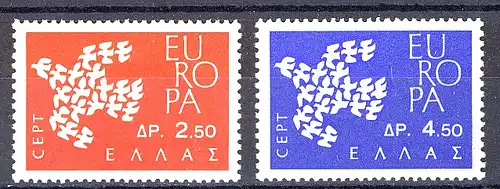 Europaunion 1961 Griechenland 775-776, Satz ** / MNH