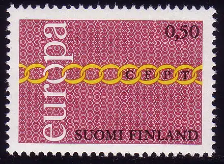 Union européenne 1971 Finlande 689, marque ** / MNH