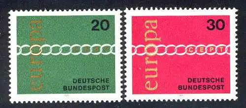 Union européenne 1971 République fédérale d'Allemagne 675-676, phrase ** / NHM