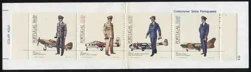 Livret de la marque Portugal 2 uniformes militaires Air Force 1984, frais de port