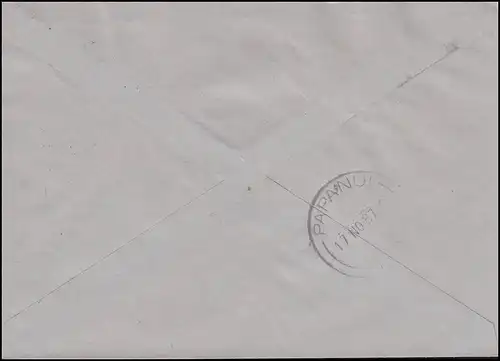 1340 SWK 50 Pf en bloc de bord 4 avec 2 BZN MeF Lp.-FDC ET-O NETTETAL 6.11.1987