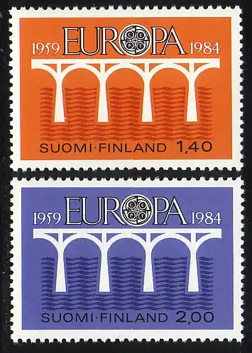 Europaunion 1984 Finnland 944-945, Satz ** / MNH