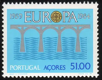 Union européenne 1984 Portugal-Açores 364, marque ** / MNH