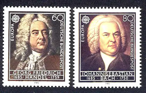 Union européenne 1985 République fédérale d'Allemagne 1248-1249, phrase ** / MNH