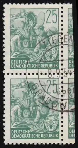 372 Plan quinquennal 25 pfen offset dans la paire verticale, vraiment en fonction des besoins