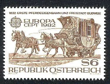 Union européenne 1982 Autriche 1713, marque ** / MNH
