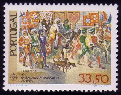 Europaunion 1982 Portugal 1564, Marke ** / MNH