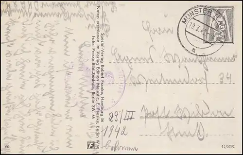 Poste de terrain BS 45898 sur chant-AK Bonne nuit, mère !