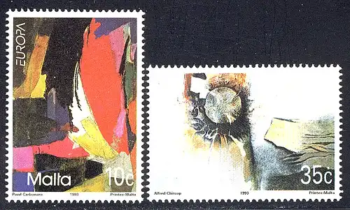 Europaunion 1993 Malta 904-905, Satz ** / MNH