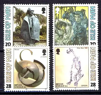 Europaunion 1993 GB-Insel Man 546-549, 4 Werte,  Satz ** / MNH