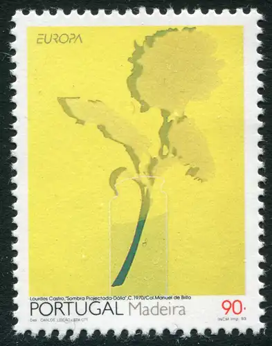 Europaunion 1993 Portugal-Madeira 163, Marke ** / MNH aus Block 13