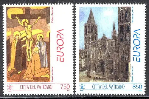 Europaunion 1993 Vatikanstadt 1099-1100, Satz ** / MNH