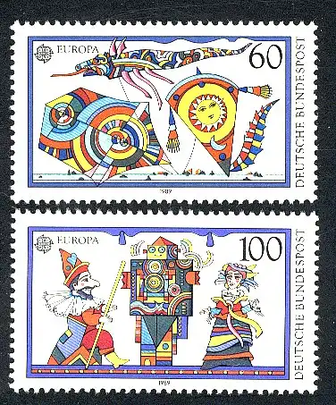Union européenne 1989 République fédérale d'Allemagne 1417-1418, phrase ** / MNH
