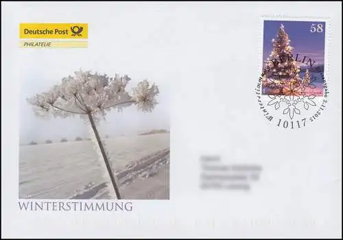 3039 Ambiance hivernale, collant humide, FDC de bijoux Allemagne exclusivement