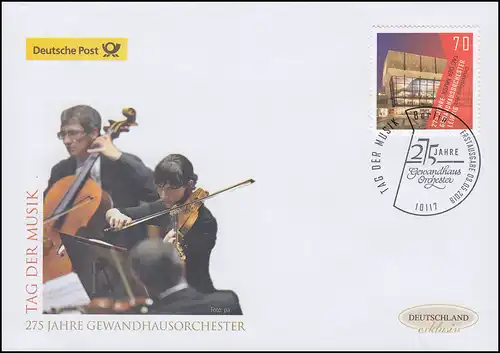 3385 Gewandhausorchester Leipzig, Bijoux-FDC Allemagne exclusivement