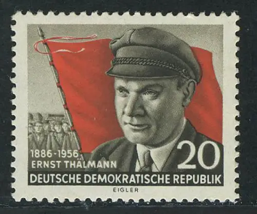 520A Ernst Thälmann, gezähnt, postfrisch **