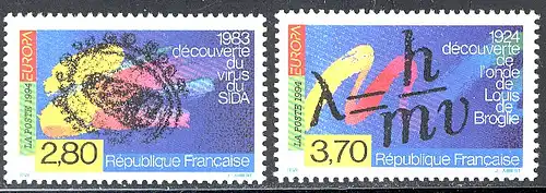 Europaunion 1994 Frankreich 3021-3022, Satz ** / MNH