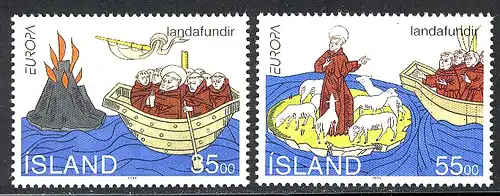 Union européenne 1994 Islande 800-801, taux ** / NHM