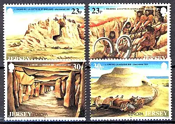 Europaunion 1994 GB-Jersey 650-653, Satz ** / MNH