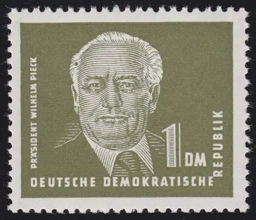 325 Wilhelm Pieck 1 DM, postfrisch **