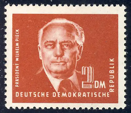 326 Wilhelm Pieck 2 DM ** postfrisch