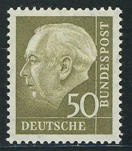261 Theodor Heuss 50 Pf ** postfrisch