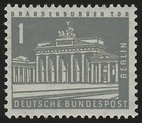 140wv Berliner Stadtbilder Brandenburger Tor 1 Pf geriffelt, **