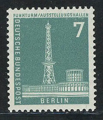 142 Berliner Stadtbilder Funkturm 7 Pf **
