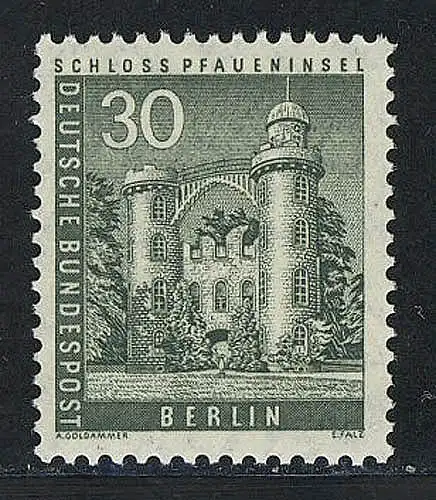 148 Les images de Berlin Château île de Papouette 30 Pf **