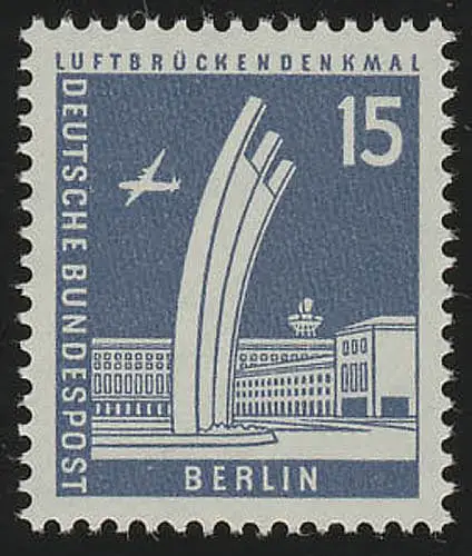 145xw glatt Stadtbilder Luftbrückendenkmal 15 Pf **