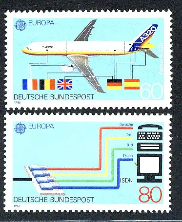 Union européenne 1988 République fédérale d'Allemagne 1367-168, phrase ** / MNH